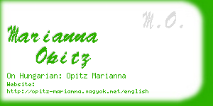 marianna opitz business card